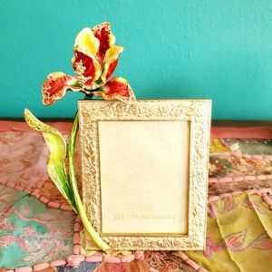 NWT Jay Strongwater Ilsa Floral Frame
